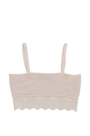 pink cotton top ELISABETTA FRANCHI KIDS | EFMA192CFL109C036